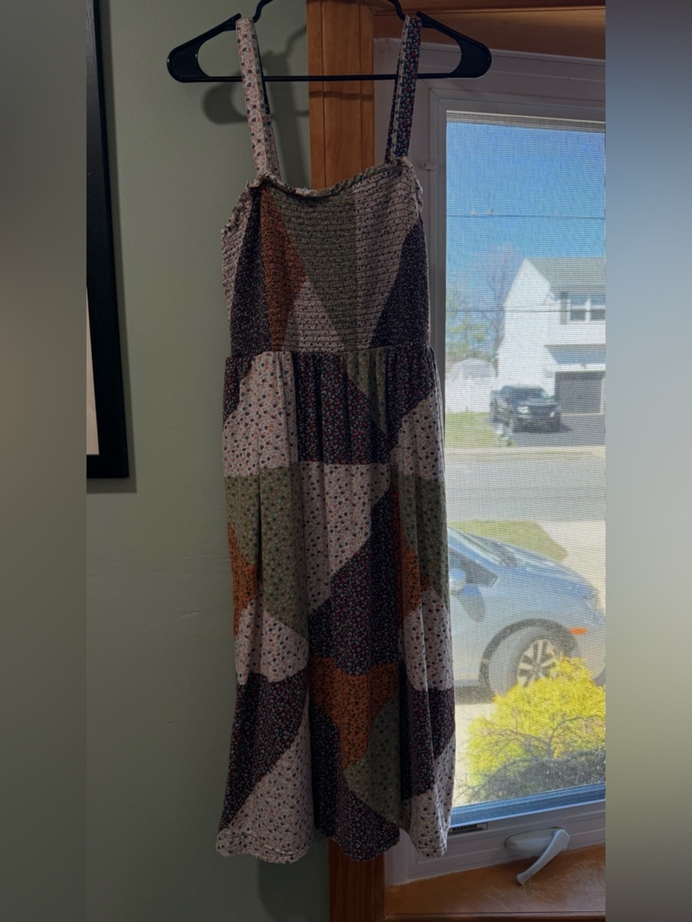 Universal Threads Patchwork Midi Dress